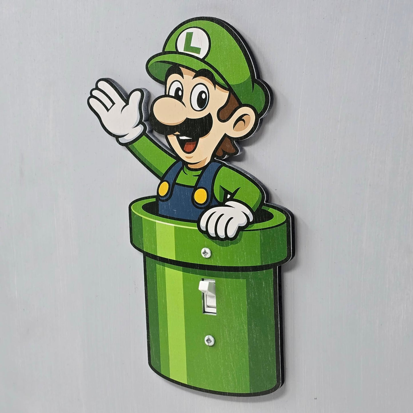 Luigi Pipe Light Switch Cover 2