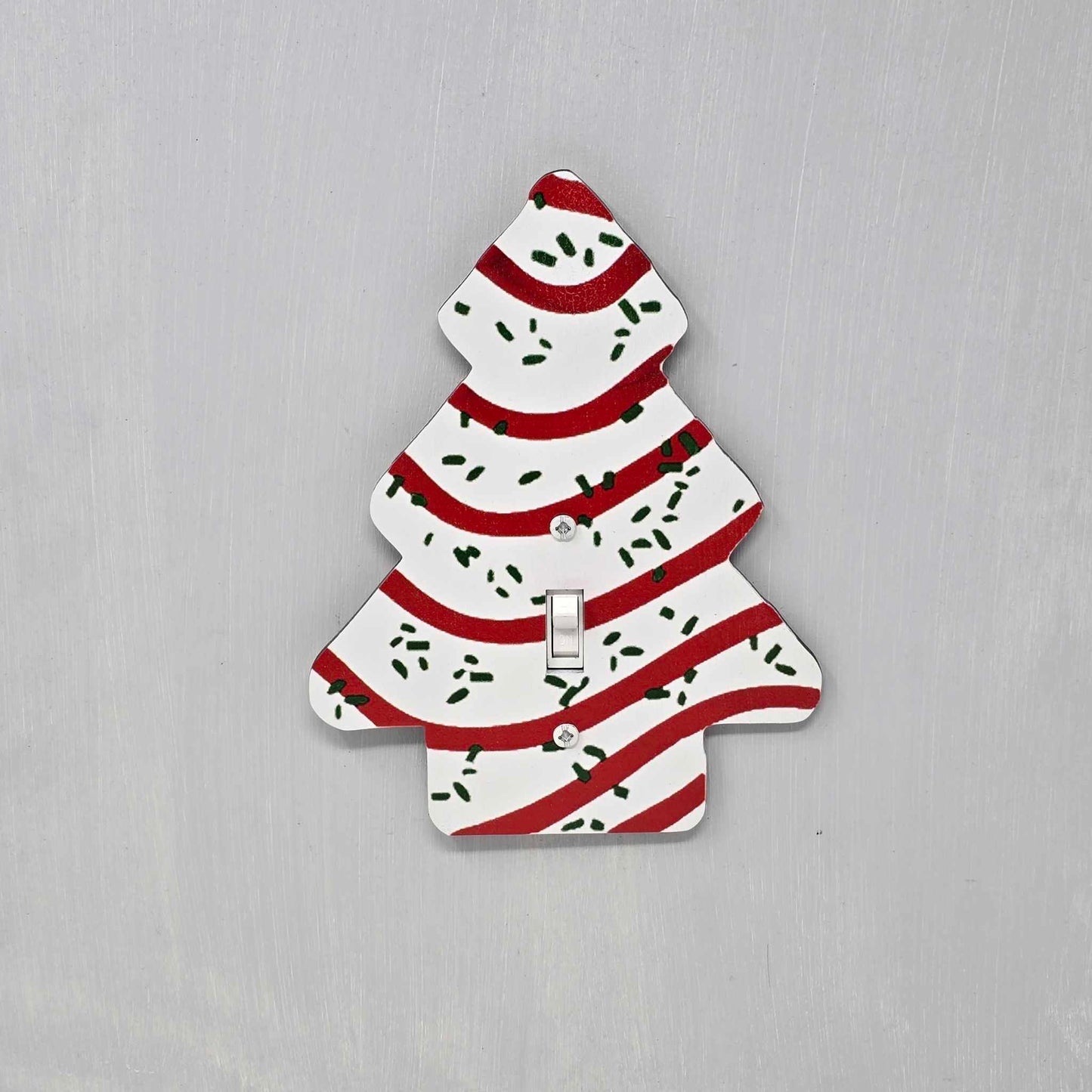 Little Debbie Christmas Tree Light Switch Cover