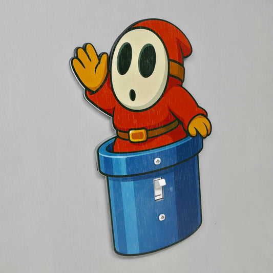 Shy Guy Pipe Light Switch Cover