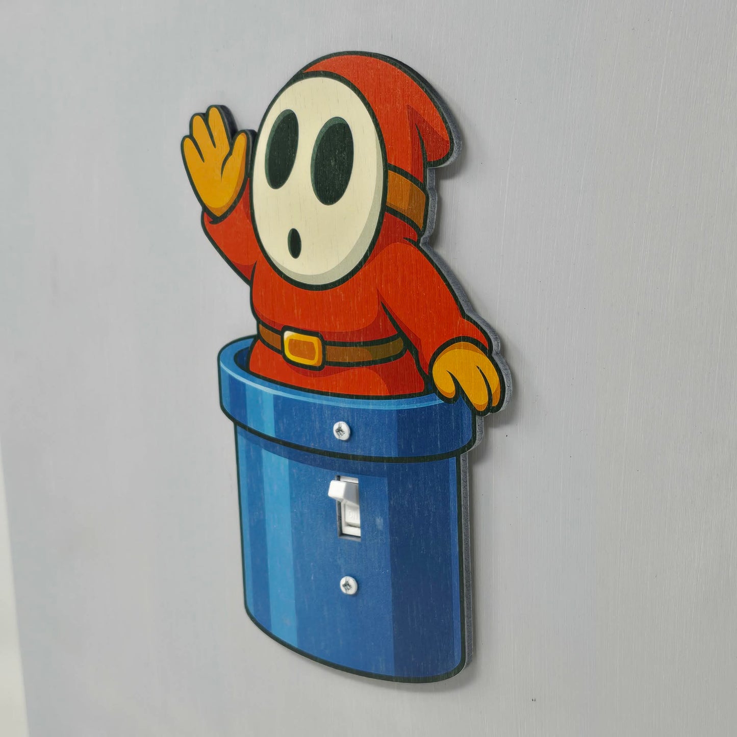 Shy Guy Pipe Light Switch Cover