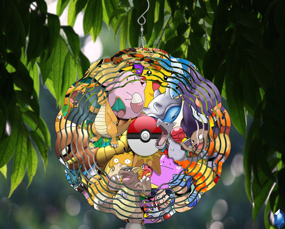 Gotta Catch 'Em All Wind Spinner