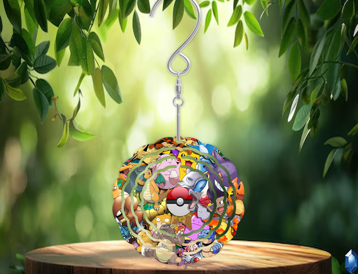 Gotta Catch 'Em All Wind Spinner