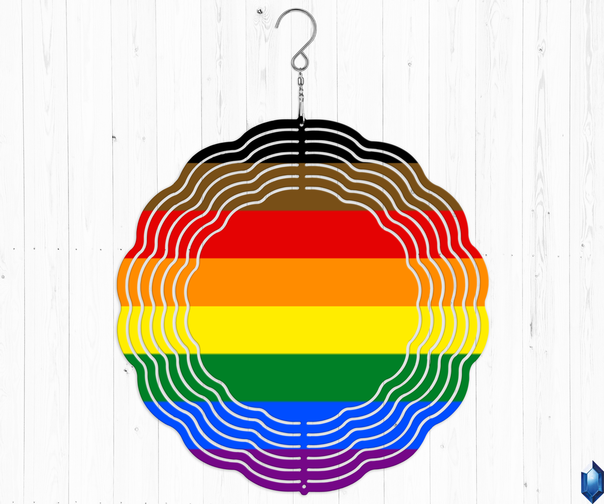 Philadelphia Pride Wind Spinner