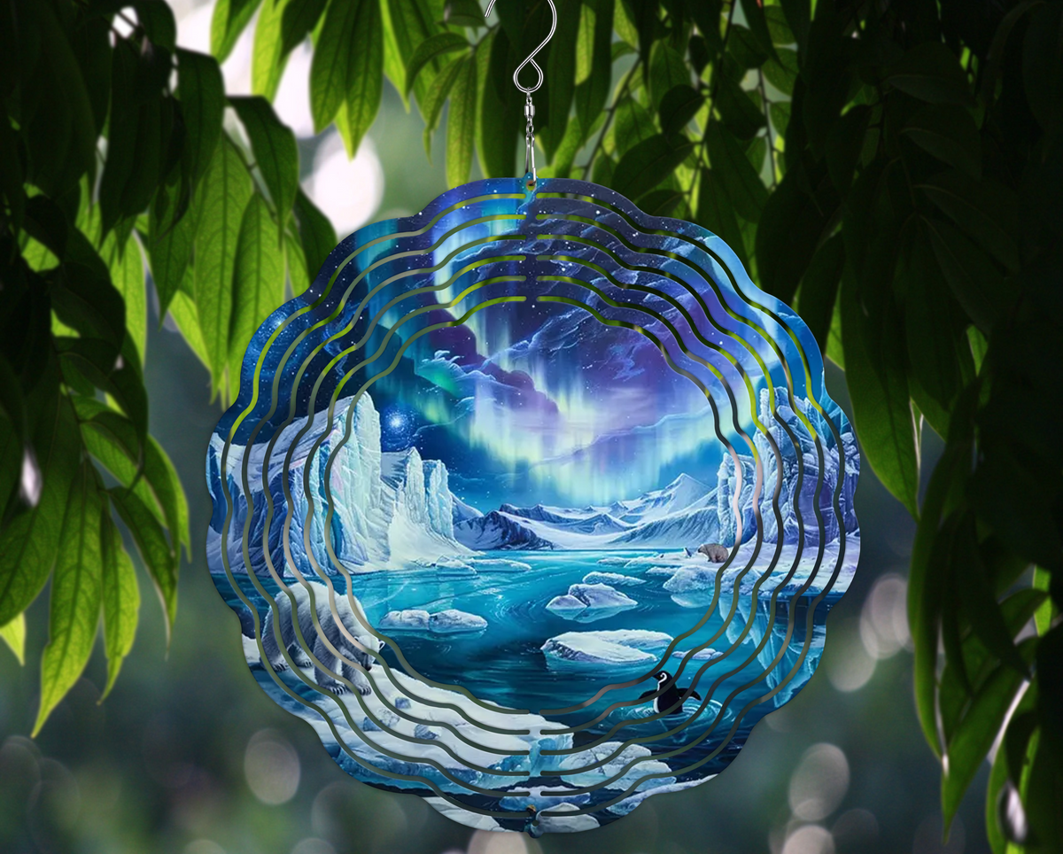 Polar Aurora Wind Spinner