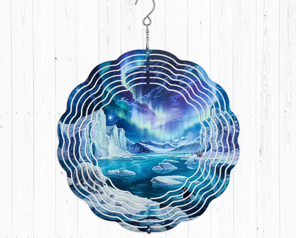 Polar Aurora Wind Spinner