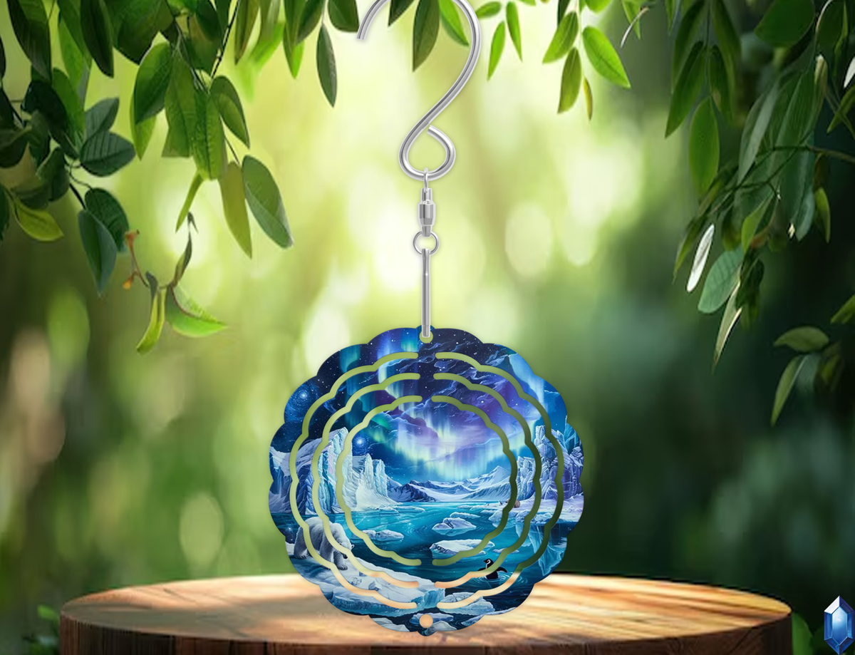 Polar Aurora Wind Spinner