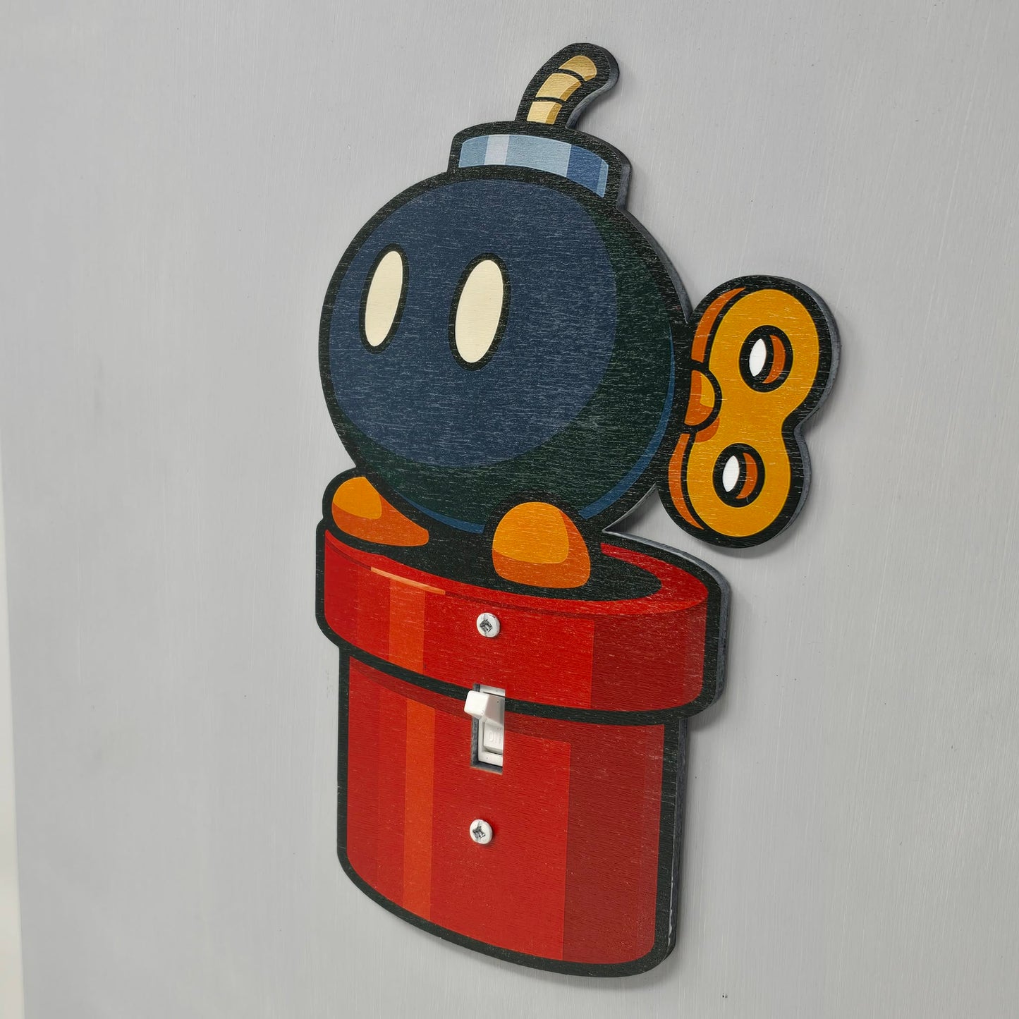 Bob-omb Pipe Light Switch Cover