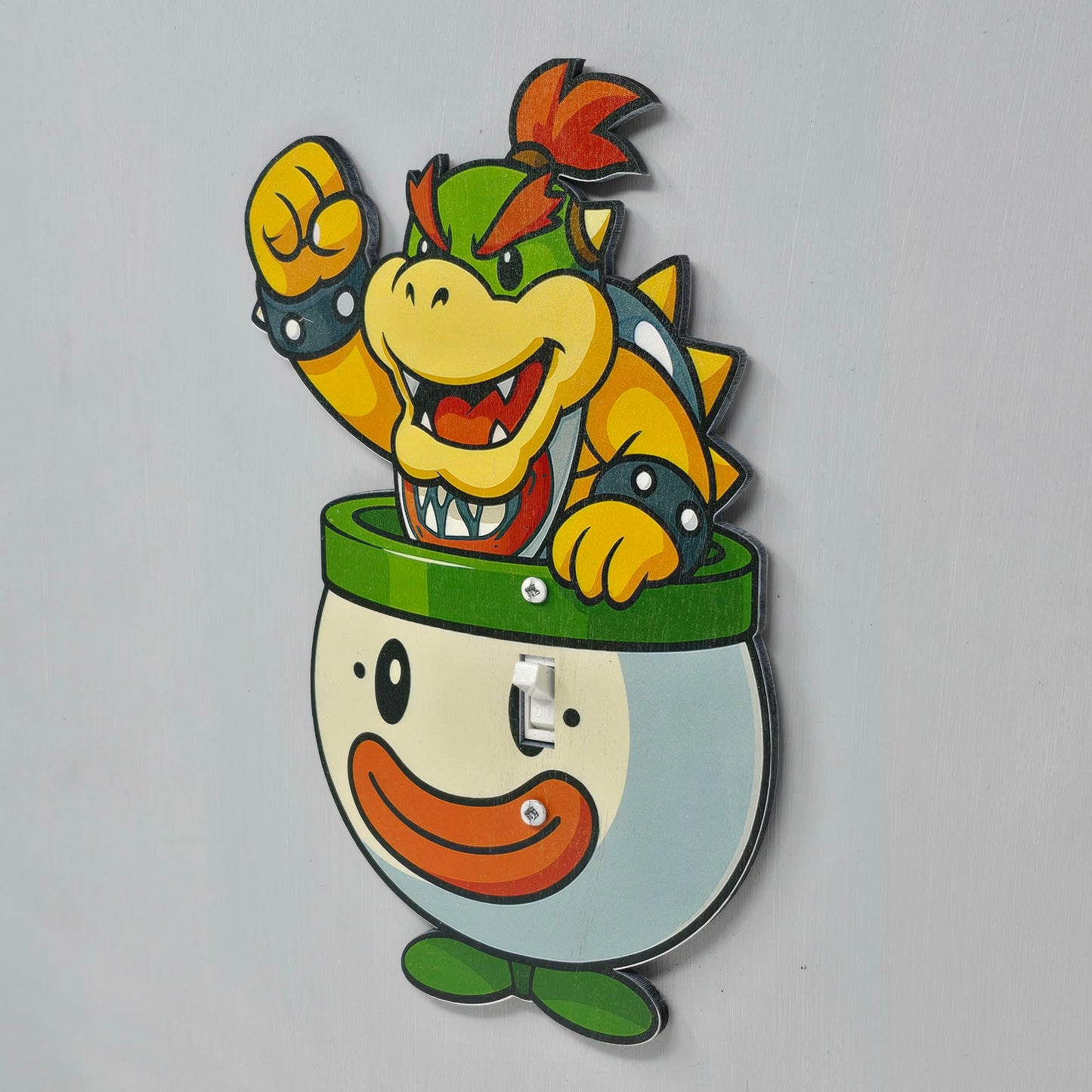 Bowser Jr. Pipe Light Switch Cover