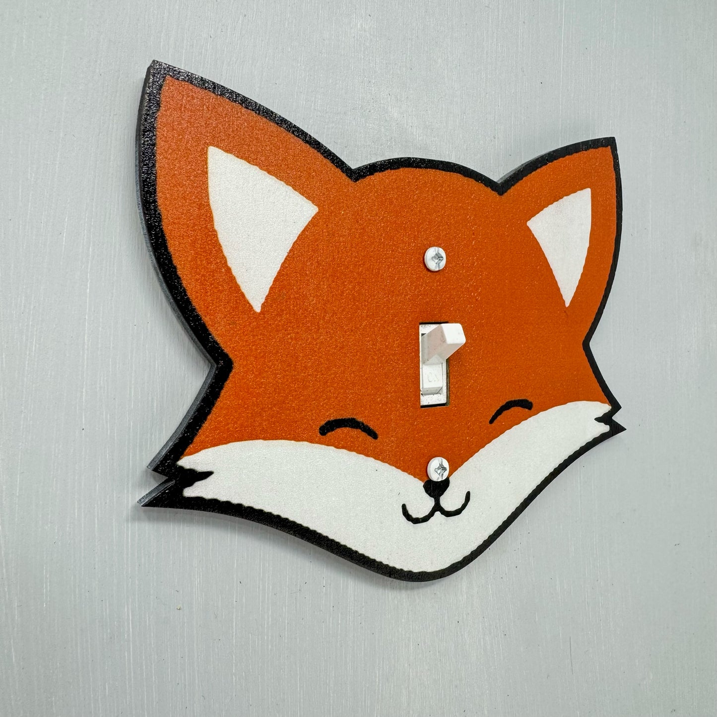 Fox Light Switch Cover