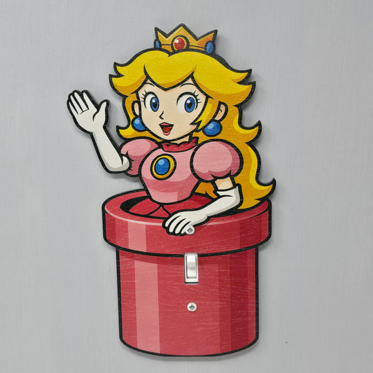 Peach Pipe Light Switch Cover 2