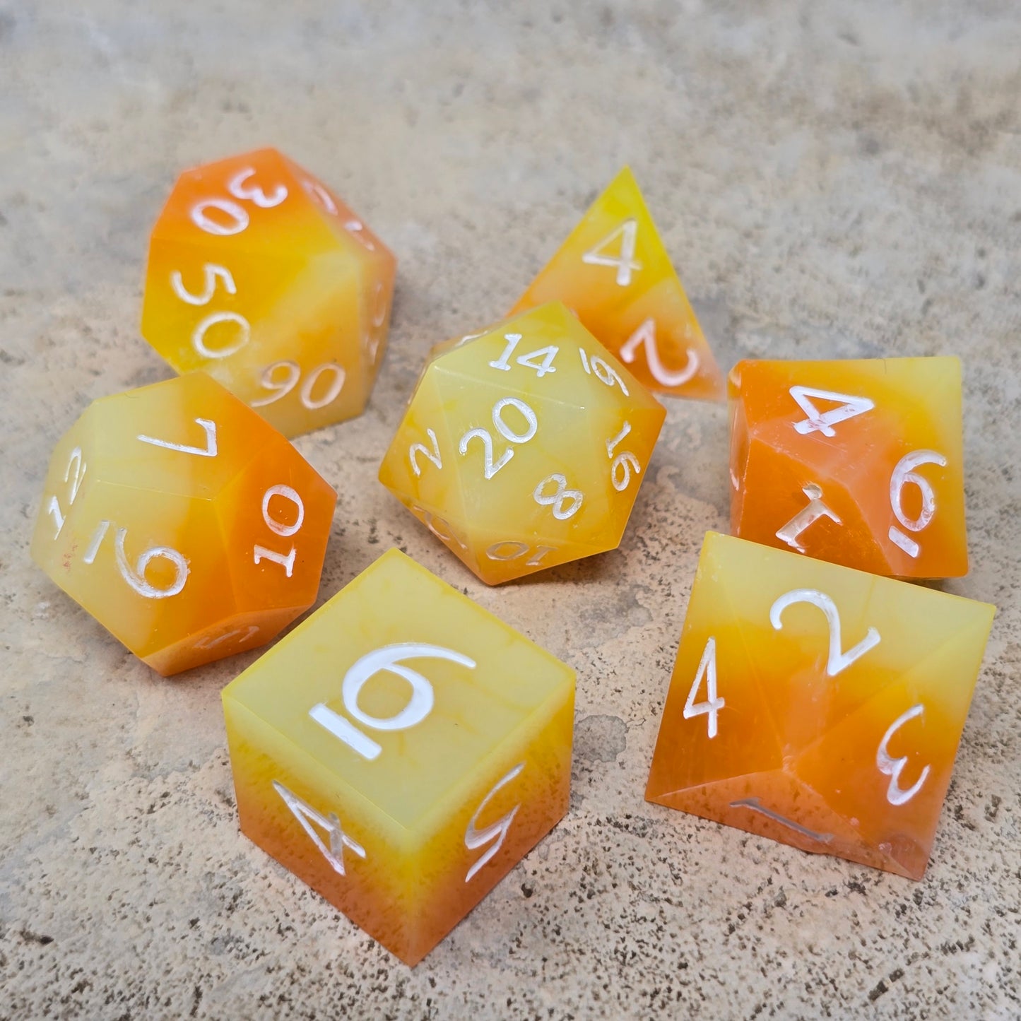 Halloween Candy Corn Dice Set