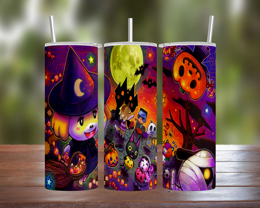 Animal Crossing Halloween Tumbler