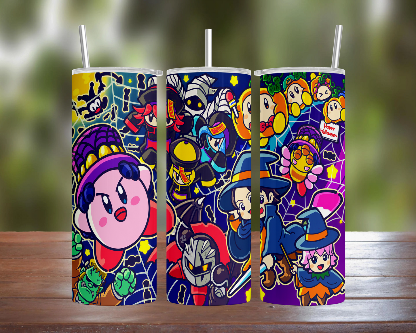 Kirby Halloween Tumbler