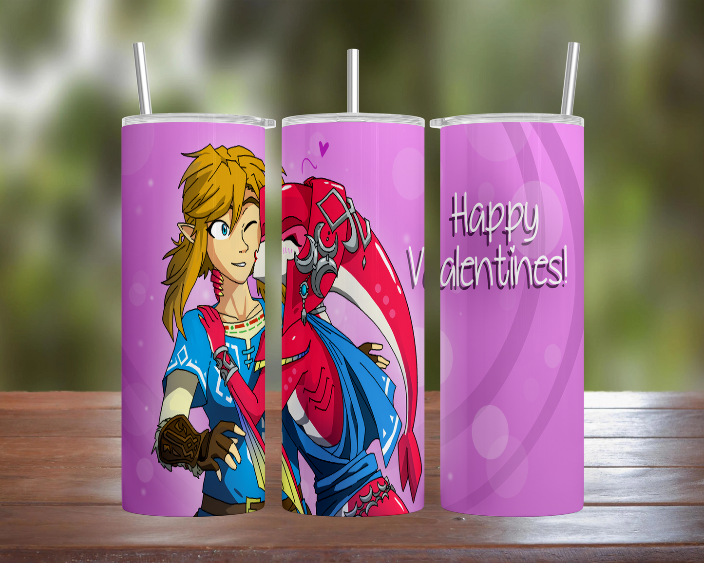 Link & Mipha Valentines Tumbler