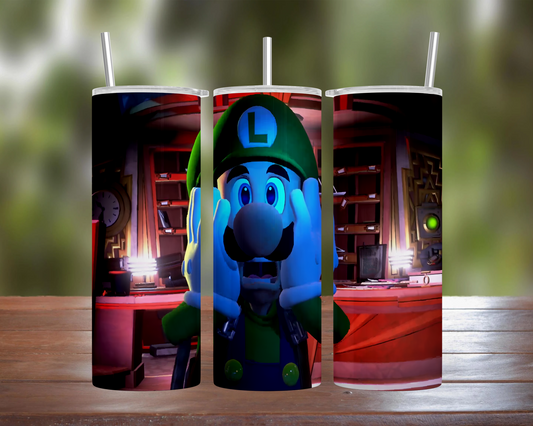 Luigi Home Alone Tumbler