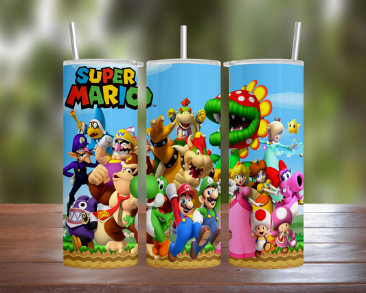 Mario Friends & Enemies Tumbler