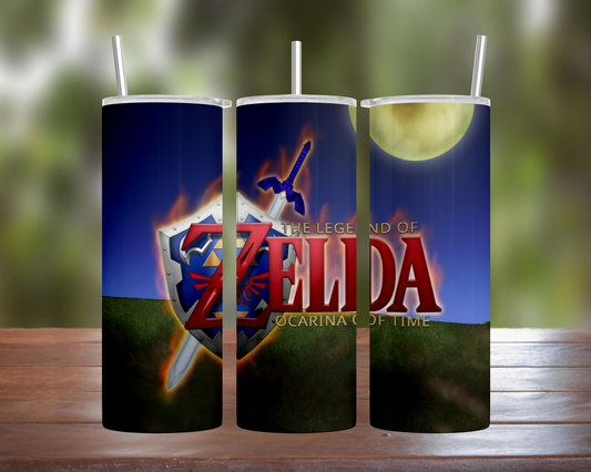 Ocarina of Time Title Tumbler