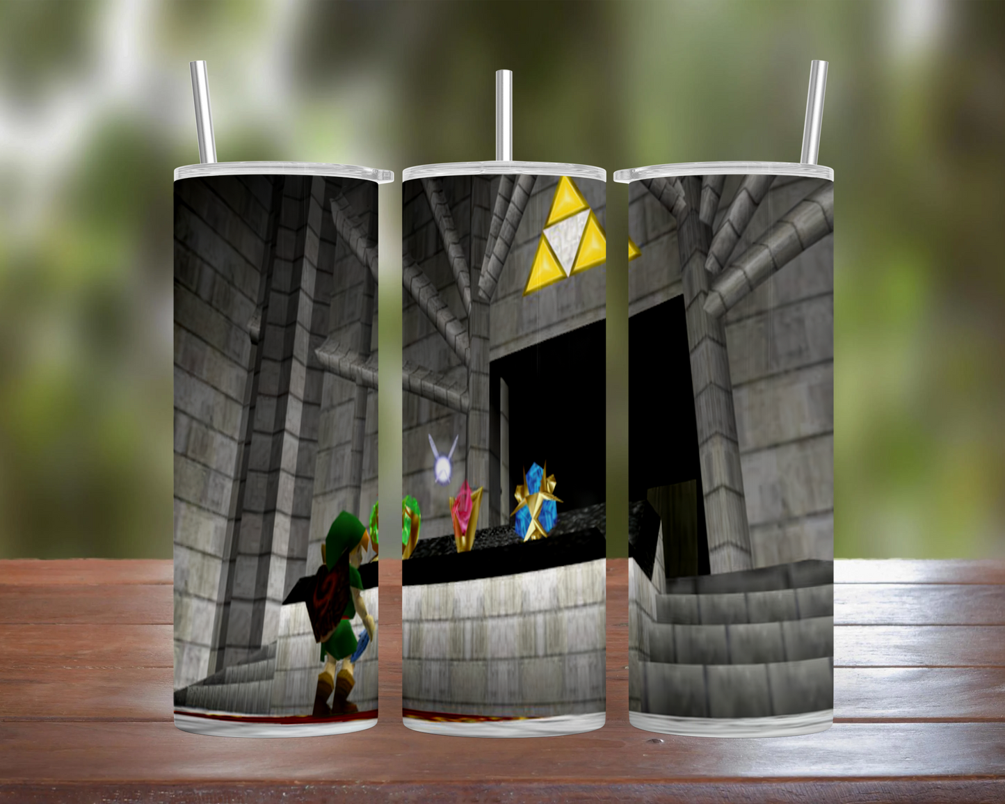 Ocarina of Time Spiritual Stones Tumbler