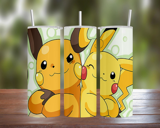 Pikachu & Raichu Tumbler