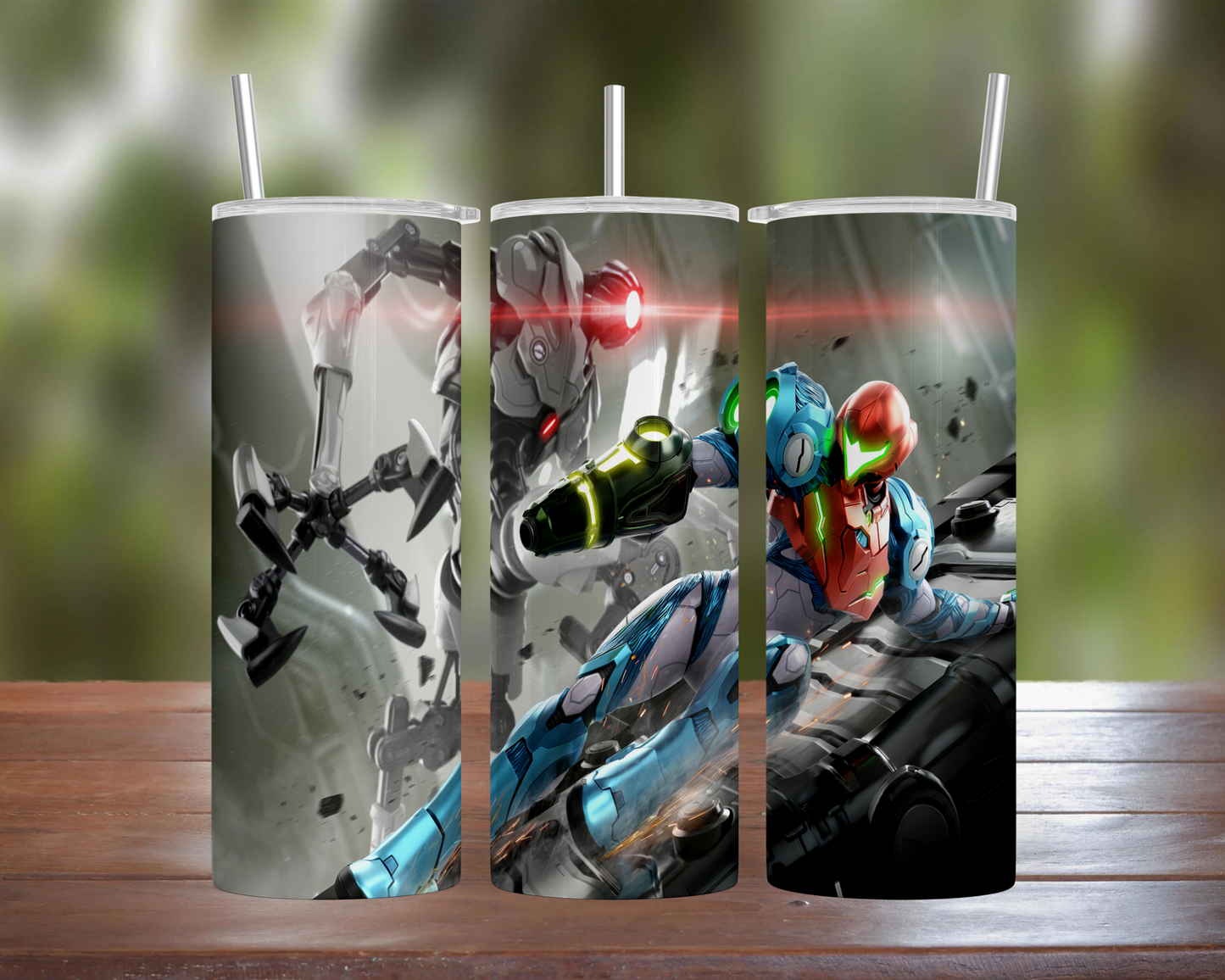 Metroid Dread Samus EMMI Tumbler