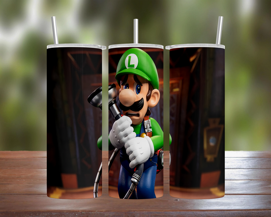 Luigi's Mansion Scared Tumbler