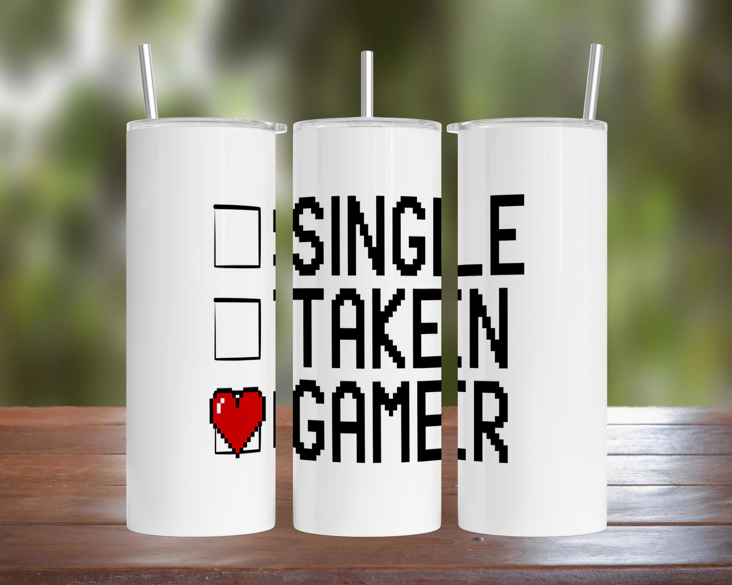 Single Taken Gamer Tumbler