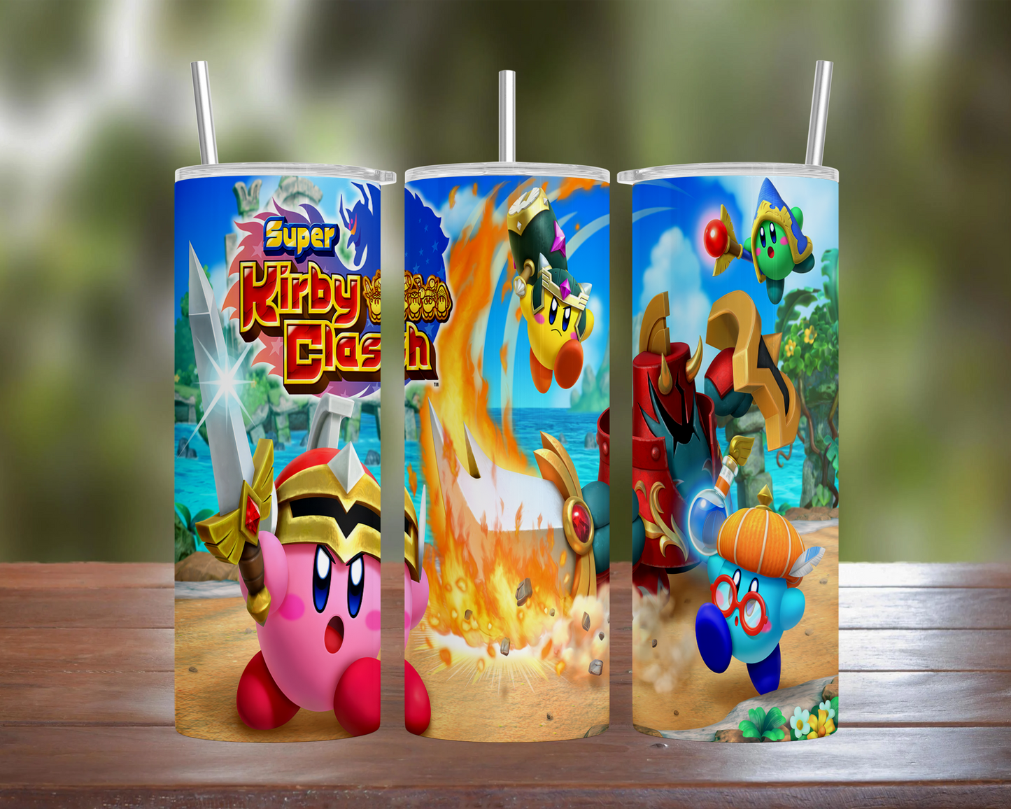 Super Kirby Clash Tumbler