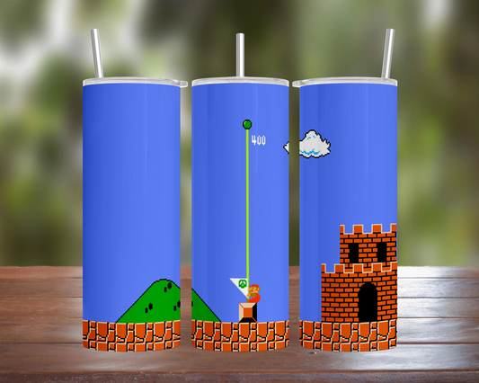 Super Mario 1 Level Ending Tumbler