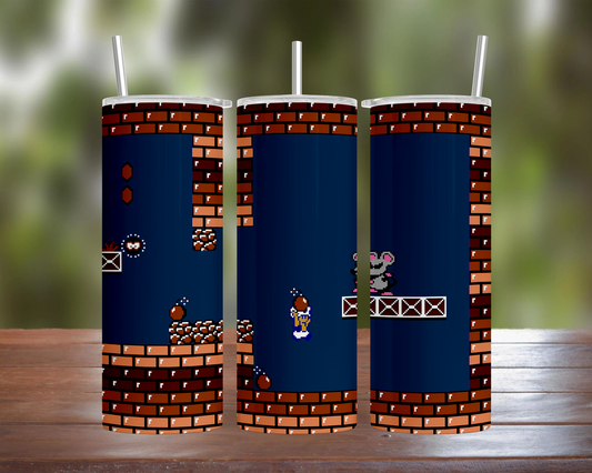 Super Mario 2 Toad vs Mouser Tumbler