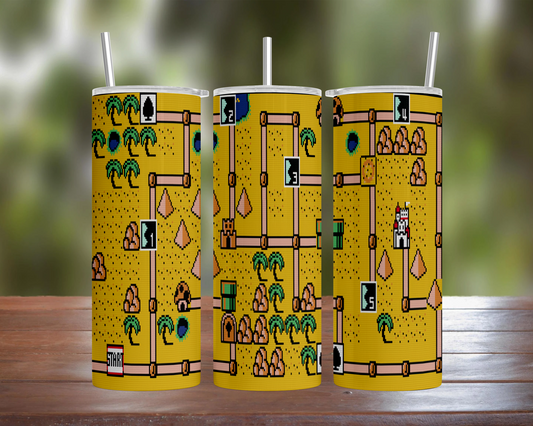 Super Mario 3 World Map 2 Tumbler