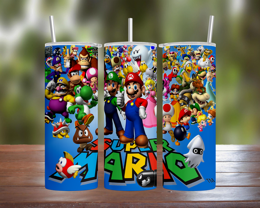 Super Mario Characters Tumbler