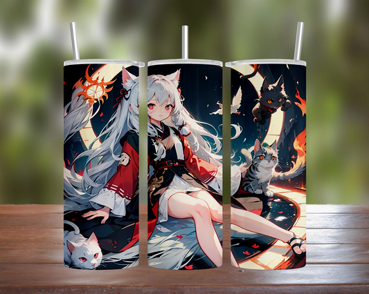 Anime Cat Girl Tumbler