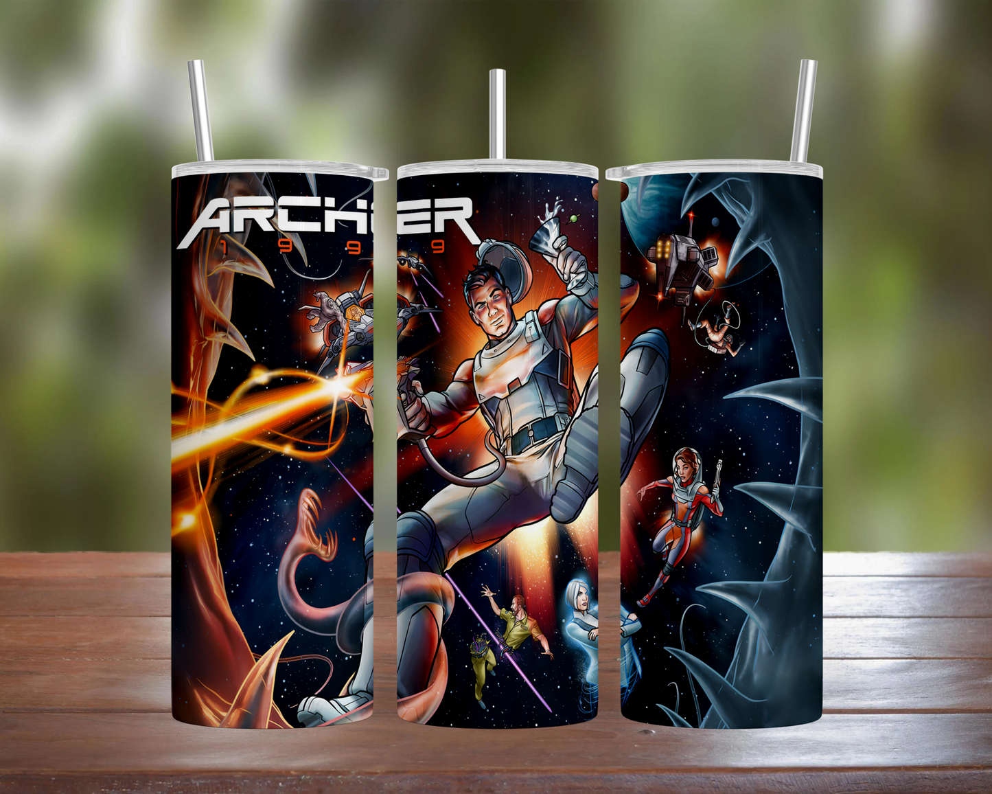 Archer: Season 10 1999 Cover Art Tumbler