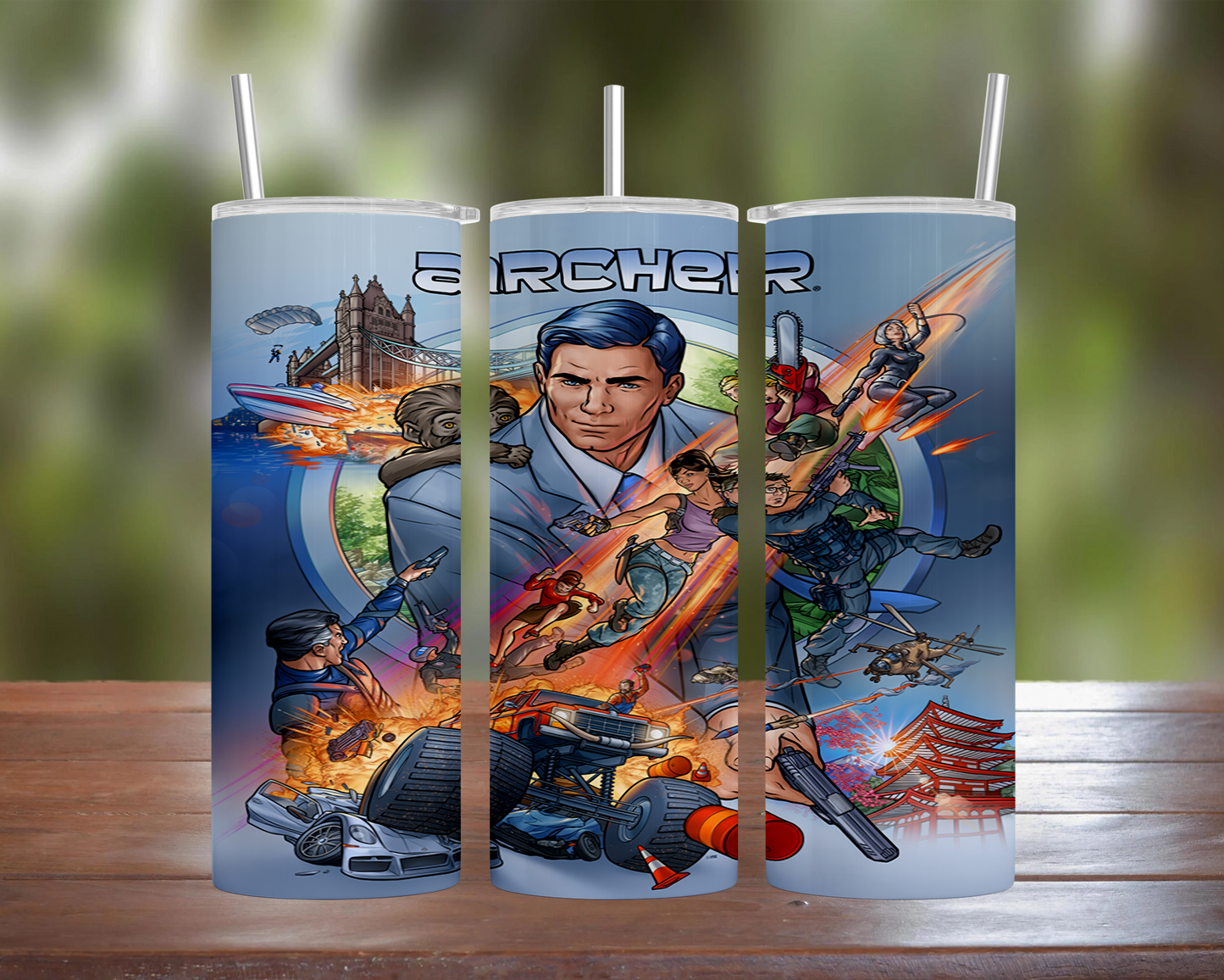 Archer: Season 12 Cover Art Tumbler