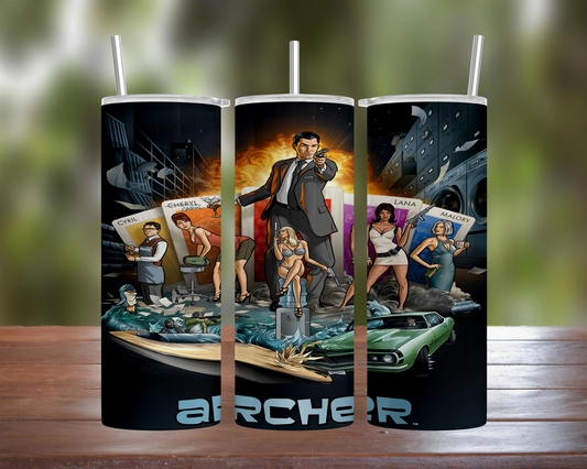 Archer: Season 1 Cover Art Tumbler