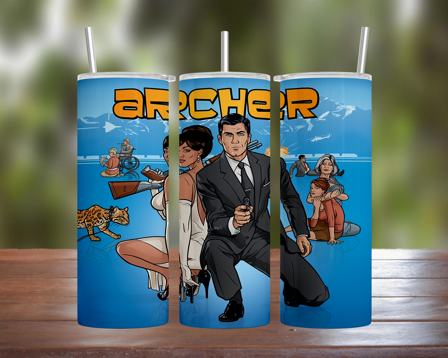 Archer: Season 3 Cover Art Tumbler