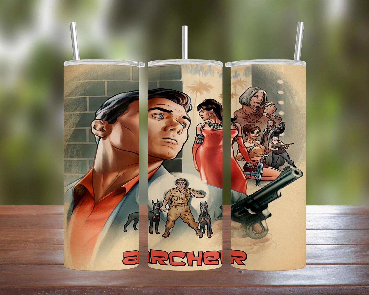 Archer: Season 7 Cover Art Tumbler