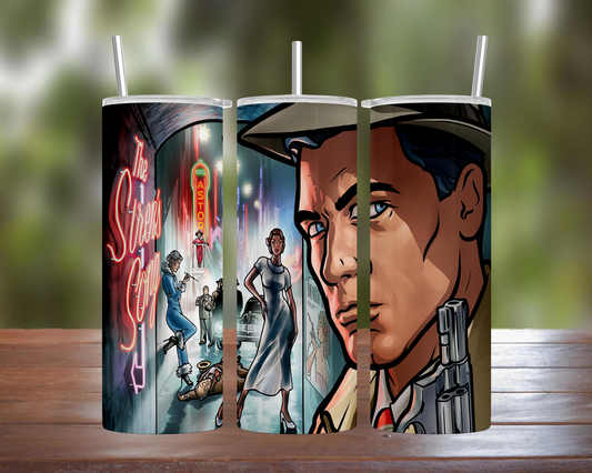 Archer: Season 8 Dreamland Cover Art Tumbler