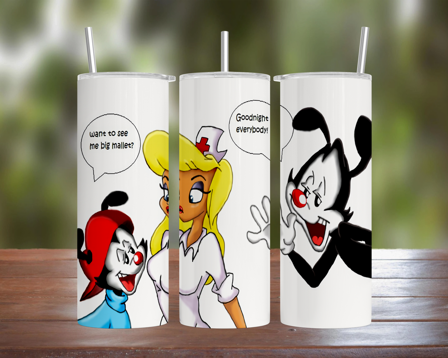 Animaniacs Big Mallet Tumbler