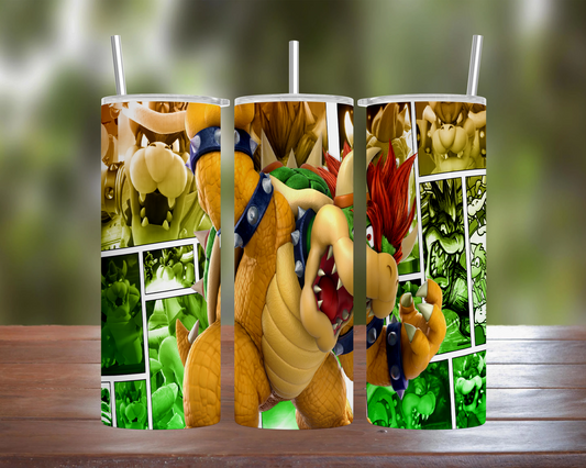 Mario: Bowser Comic Tumbler