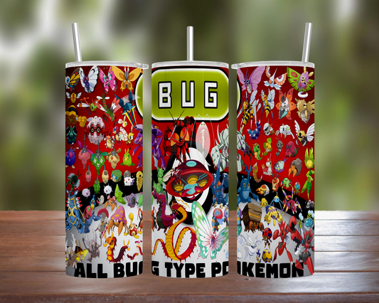 Bug Type Pokemon Tumbler