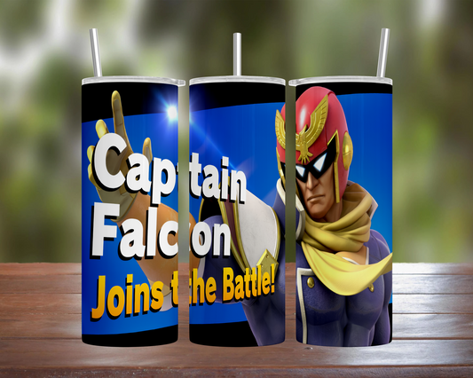 Smash Bros Ultimate Character: Captain Falcon Tumbler