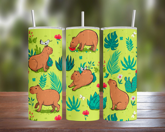 Capybara Art Tumbler