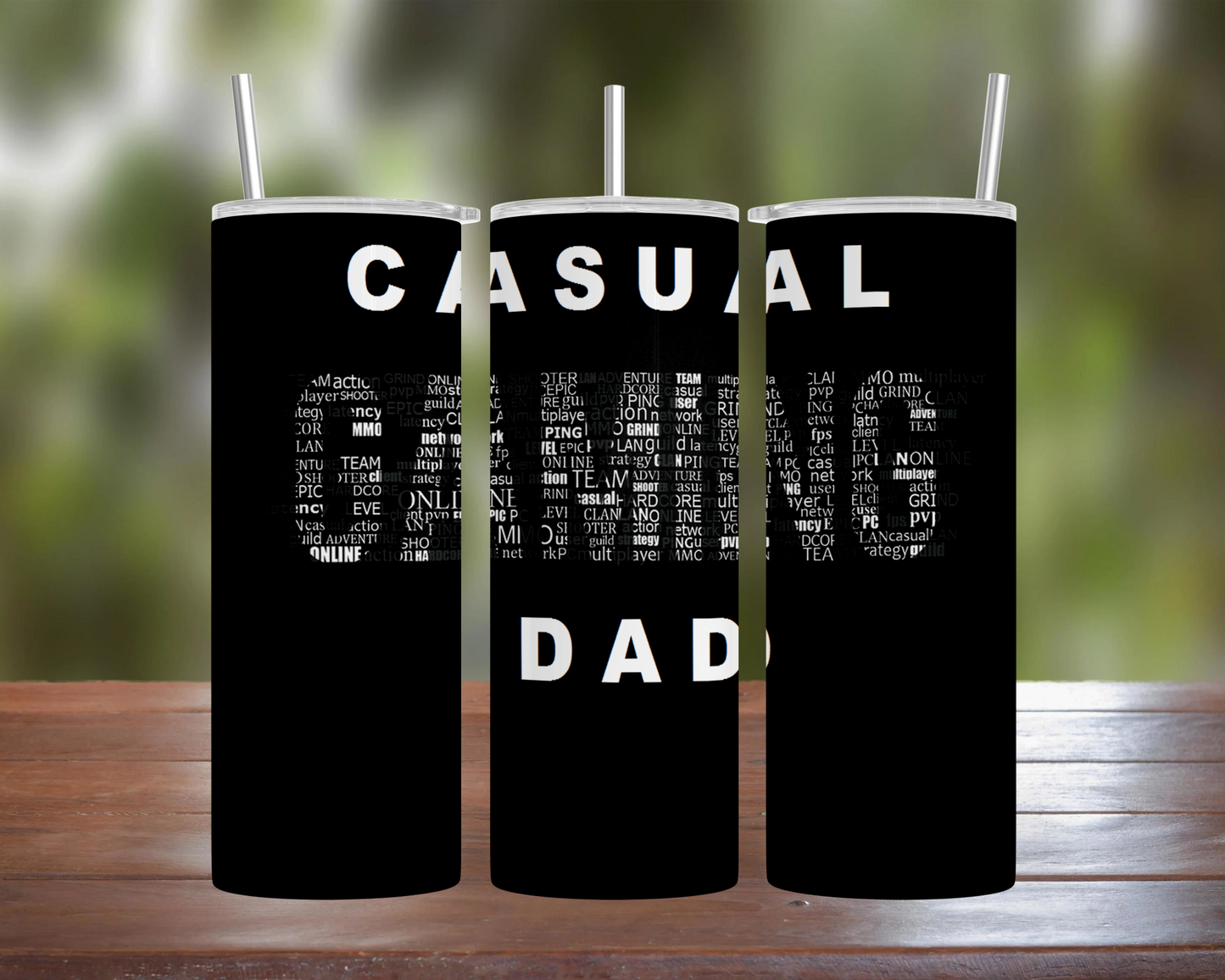 Casual Gaming Dad Tumbler