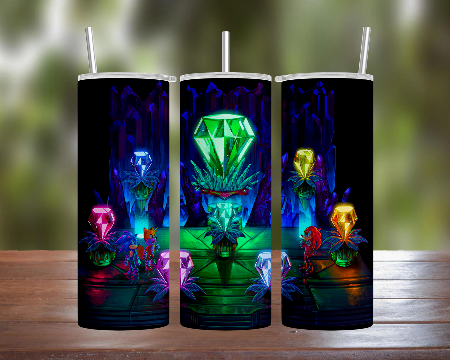 Sonic: Chaos Emeralds Tumbler