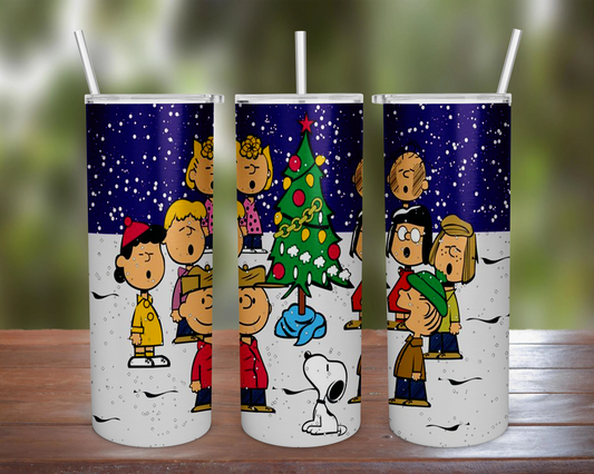 Charlie Brown Christmas Tumbler