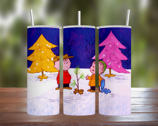 Charlie Brown Christmas Tree Tumbler