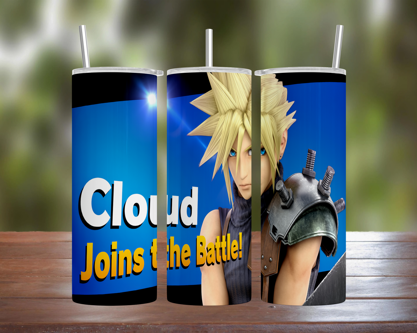 Smash Bros Ultimate Character: Cloud Strife Tumbler