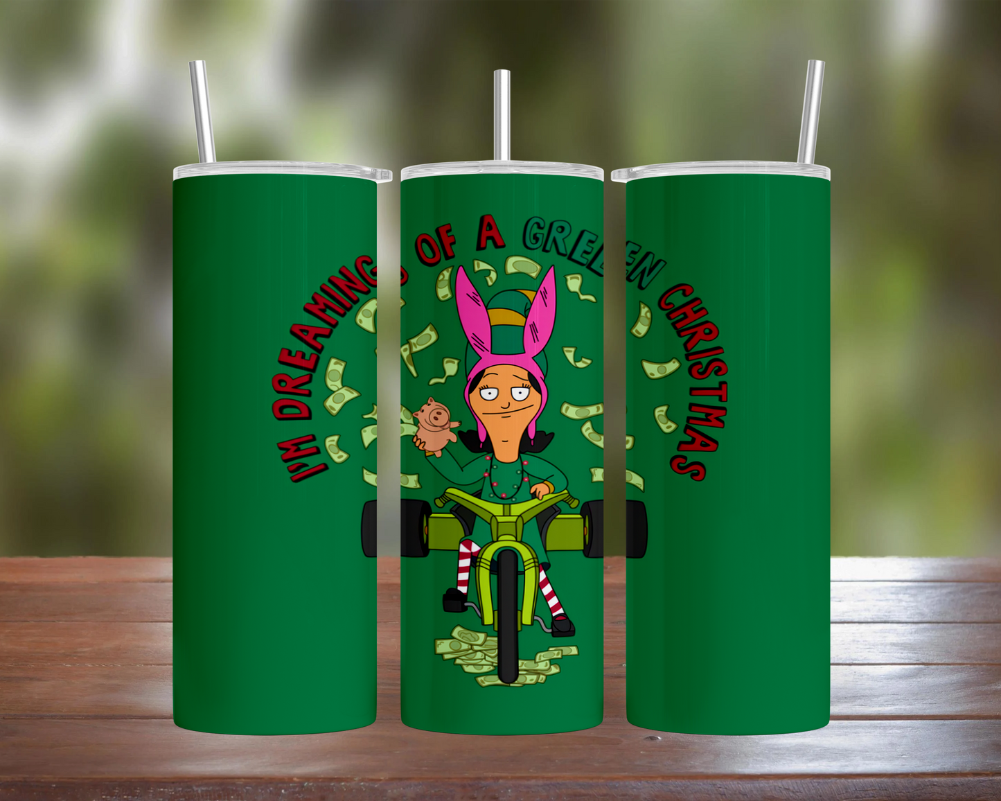 Bob's Burgers: Dreaming of a Green Christmas Tumbler