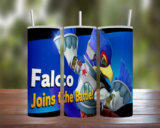 Smash Bros Ultimate Character: Falco Lombardi Tumbler